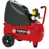 Αεροσυμπιεστής τροχήλατος 24lt 40148